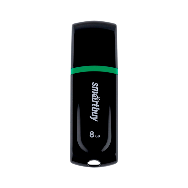 Флеш-накопитель Smartbuy Paean 8GB USB2.0 пластик черный