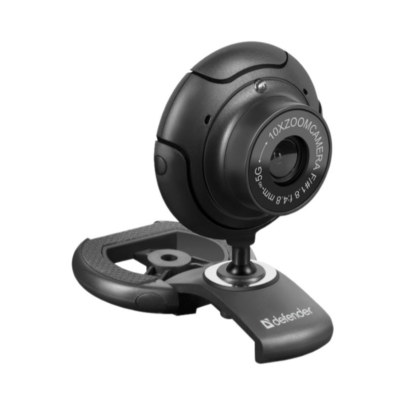 Веб-камера Defender C-2525HD CMOS 1600x1200 2Мп USB черный (1/50)
