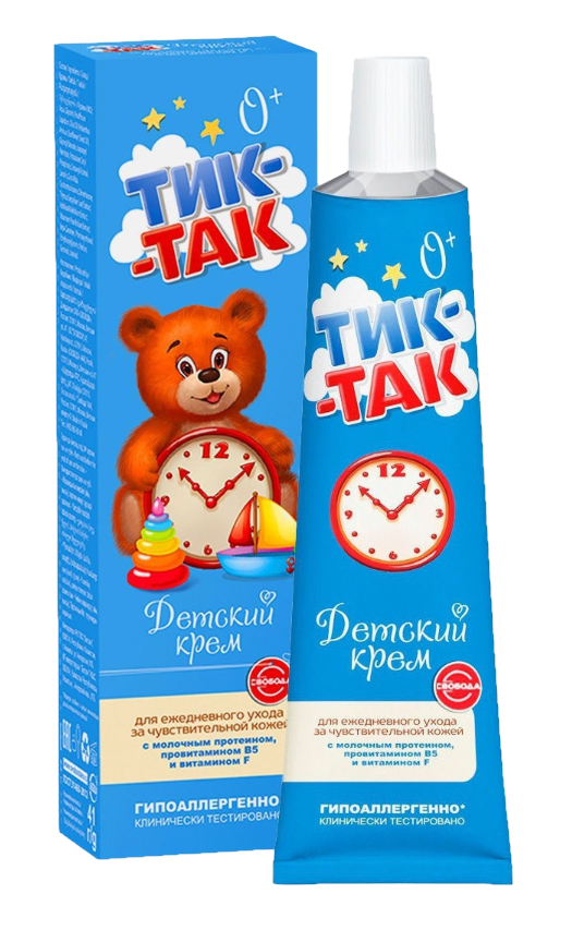 Крем Свобода Тик-Так с молоч.протеином в тубе в футляре, 41г&nbsp;&nbsp;(1/5/30)