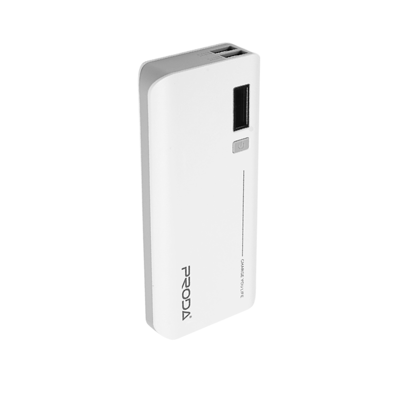 Внешний аккумулятор Proda PPL-6 JANE V10i 20000mAh 2.1A 2USB белый