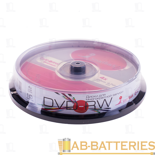 Диск DVD-RW SmartTrack 4.7GB 4x 25шт. cake box (25/250)