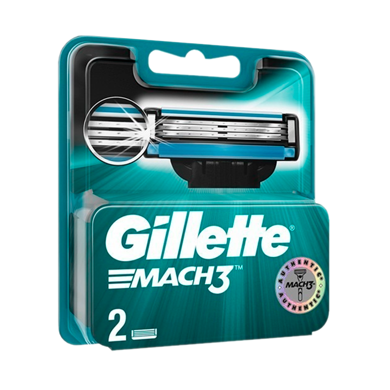 Сменные кассеты Gillette MACH3 3 лезвия 1шт. (цена за 1 шт) (1/10)