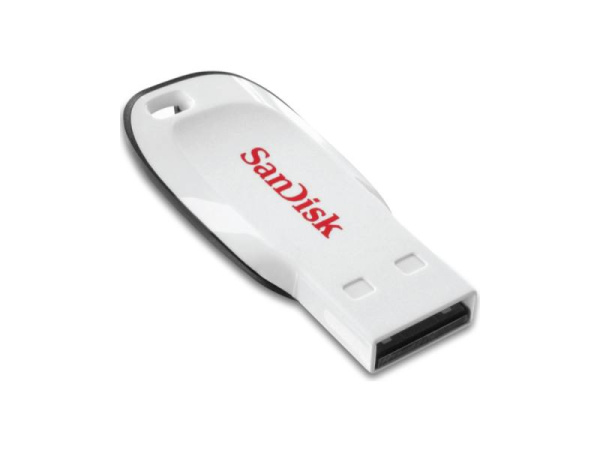 Флеш-накопитель SanDisk Cruzer Blade CZ50C 8GB USB2.0 пластик белый