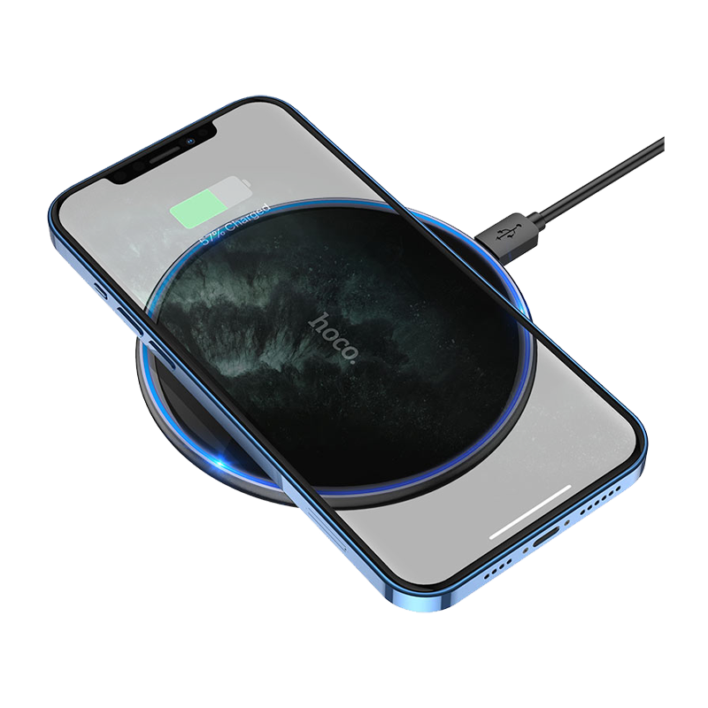 Беспроводное З/У HOCO CW6 Pro 2.0A 15W черный (1/18/108)