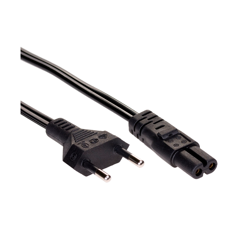 Кабель питания ENERGY POWER TD-2729 (555) китайская вилка-2-pin 1.5м черный (1/500)
