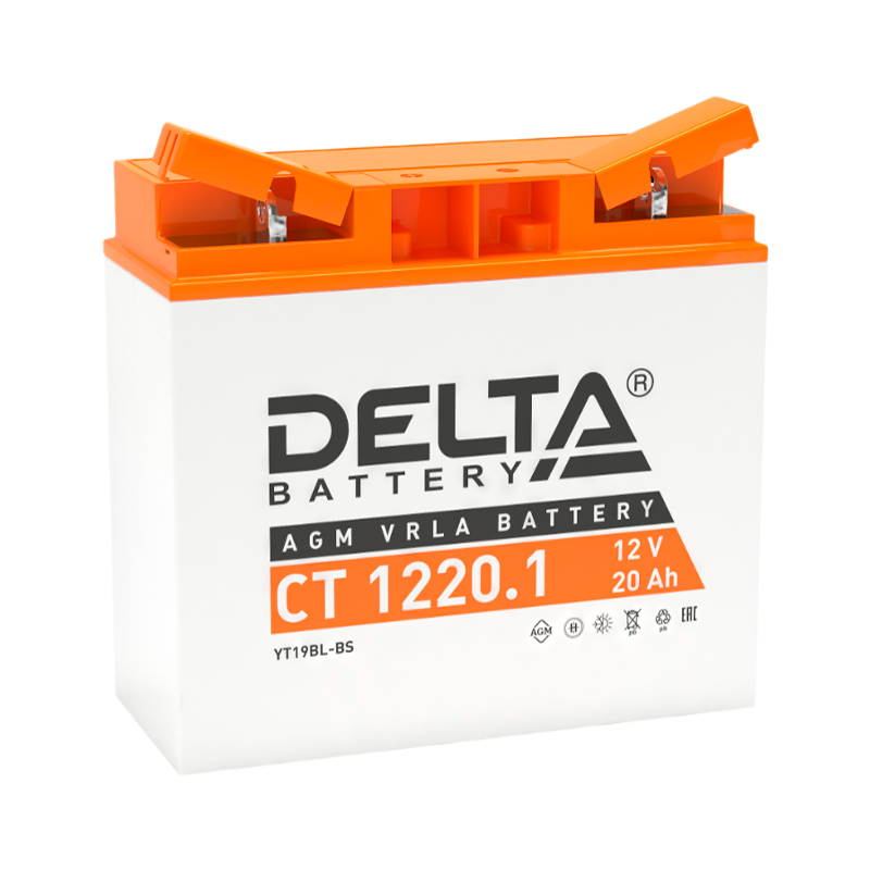 Аккумулятор для мототехники Delta CT 1220.1 (1/4)