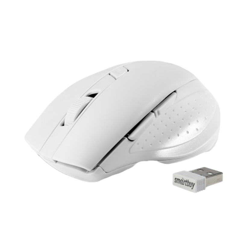 Мышь беспроводная Smartbuy 602AG ONE классическая USB белый (1/40)