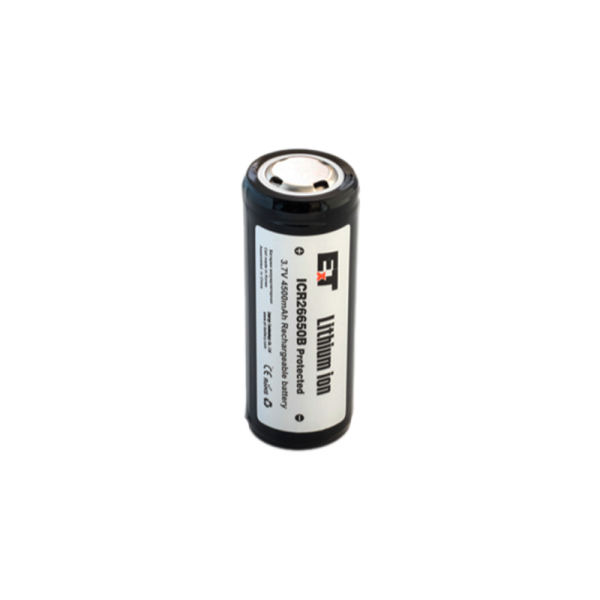 Аккумулятор ET ICR26650B 26.5*65.0, 4500mAh, Li-Ion