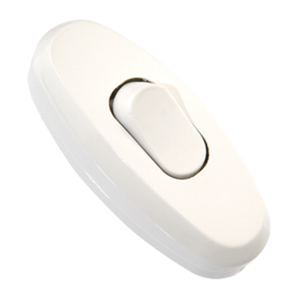 Выключатель для бра Makel 1-клав.пластик белый 10014 (1/60)