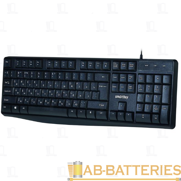 Клавиатура проводная Smartbuy 207 ONE классическая USB 1.5м мультимед. черный (1/20)
