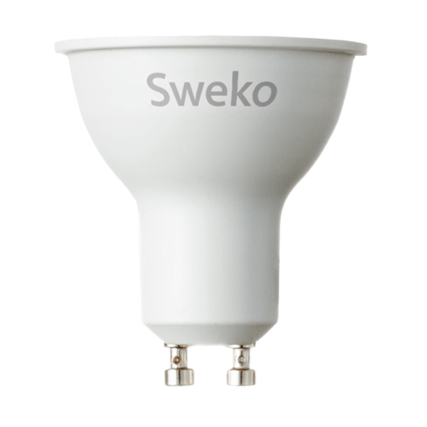 Лампа светодиодная Sweko RAP16 GU10 10W 4000К 230V (1/5/100)