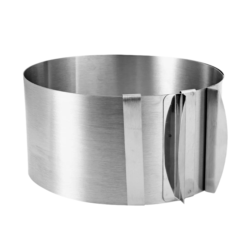 Кулинарное кольцо Cake Ring раздвижное 16-30 см, высота 8,5см (1/72)