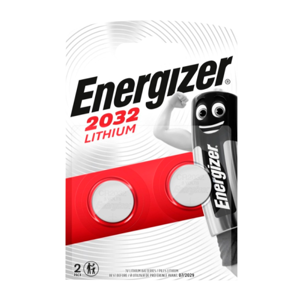 Батарейка Energizer CR2032 BL2 Lithium 3V (2/20/280)