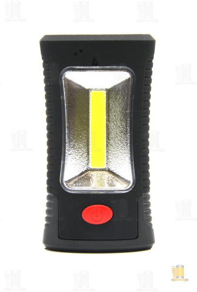 Фонарь туристический Без бренда Т919 COB от батареек 2 режима черный