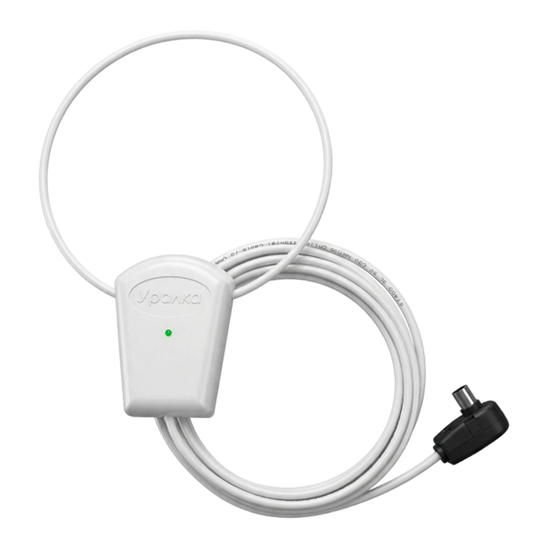ТВ-Антенна комнатная Уралка УР-3У активная с питанием от USB DVB-T/T2
