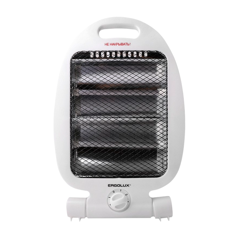 Обогреватель инфракрасный, кварцевый ERGOLUX ELX-QH01-C01 белый 220-240 В, 500/1000 Вт