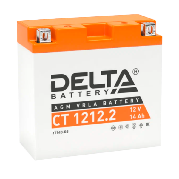 #Аккумулятор для мототехники Delta CT 1212.2 (1/8)