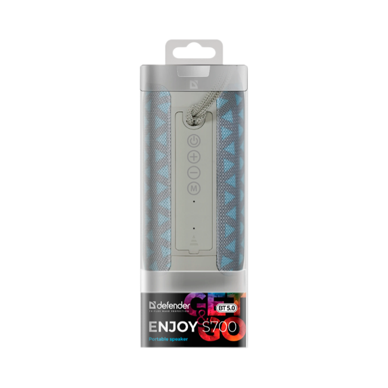 Портативная колонка Defender S700 Enjoy bluetooth 5.0 microSD синий (1/25)