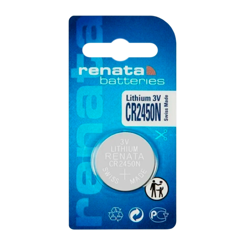Батарейка Renata CR2450N BL1 Lithium 3V (10/300/2400)