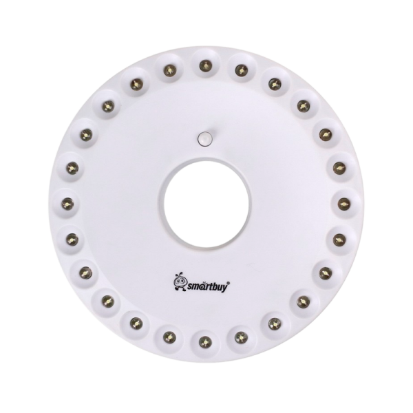 Фонарь светодиодный Smartbuy SBF-8253-W 24LED от батареек белый (1/72)