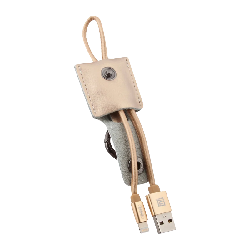 USB кабель REMAX Moss (Micro) RC-079M Золотой (0.3M, 2.1A)