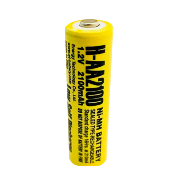 Аккумулятор ET H-AA2100 низкий саморазряд, 14.5*49.0, 1.2В, 2100мАч, Ni-MH (1/50/600)