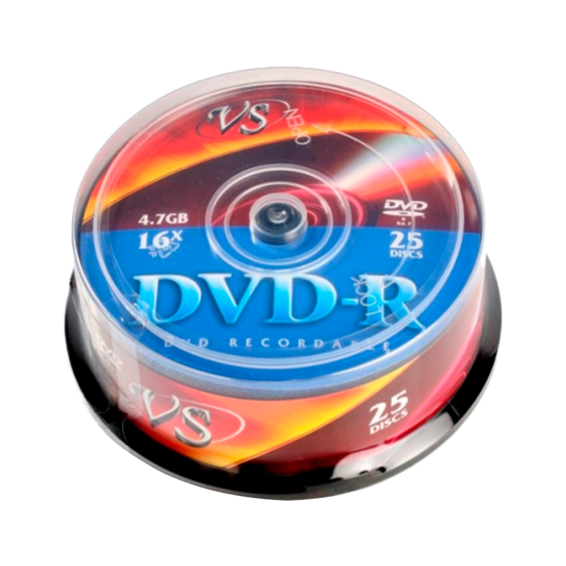 Диск DVD-R VS 4.7GB 16x 25шт. bulk (25/600)
