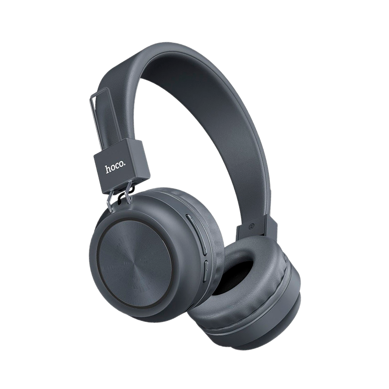 Наушники полноразмерные HOCO W25 bluetooth 5.0 с микр. microSD серый (1/10/30)