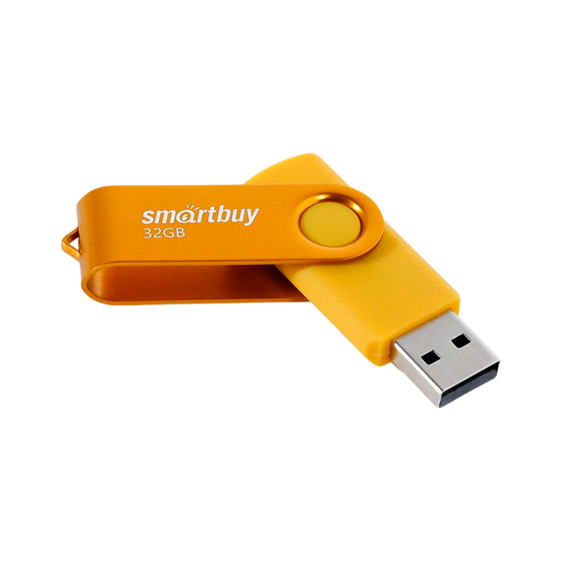 Флеш-накопитель Smartbuy Twist 32GB USB2.0 пластик желтый