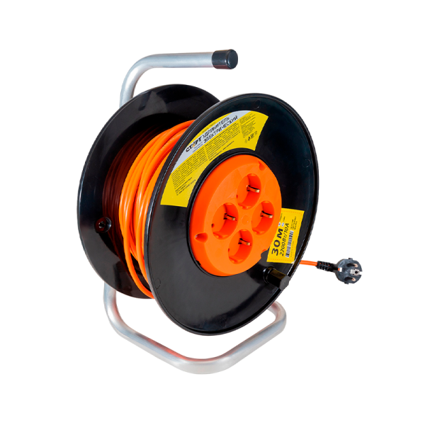 Удлинитель Старт SK 4р.Б/З 10A 30.0м 2x0.75мм² IP20 на катушке (1/2)