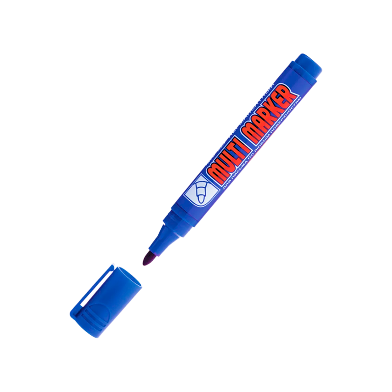 Маркер перманентный Crown Multi Marker CPM-800 3.0мм синий (1/12/720)