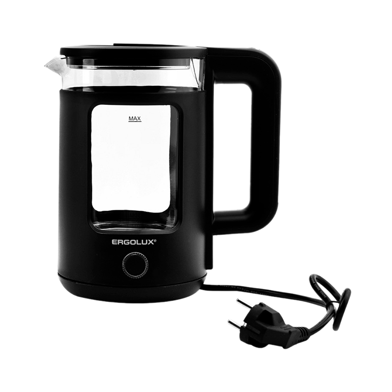 Электрочайник Ergolux ELX-KG08-C02 1800W 1.8л черный (1/12)