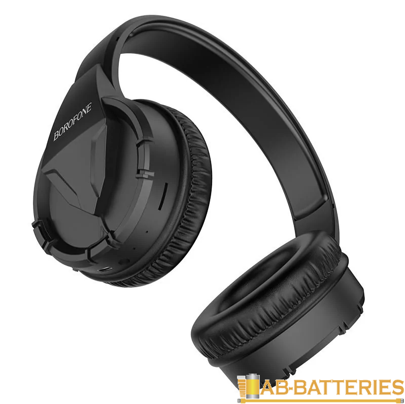 Наушники полноразмерные Borofone BO10 bluetooth 5.0 с микр. черный (1/20)