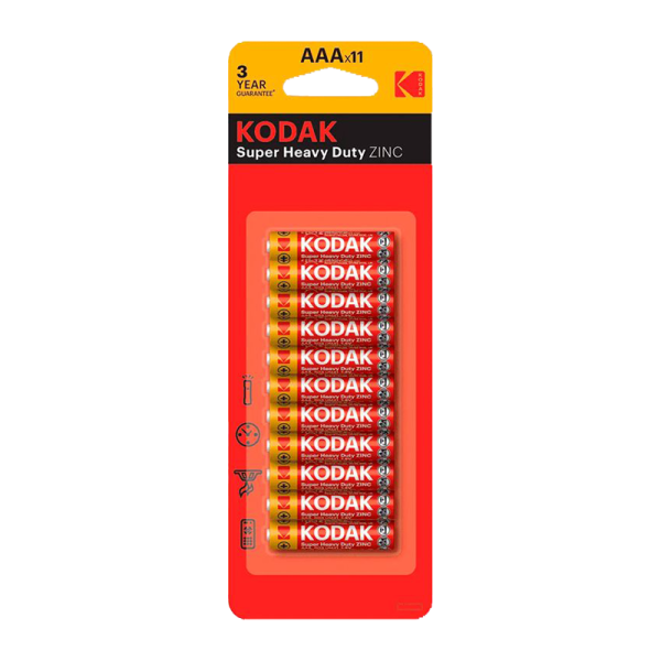 Батарейка Kodak Extra R03 AAA BL10+1 Heavy Duty 1.5V (11/264/52800)