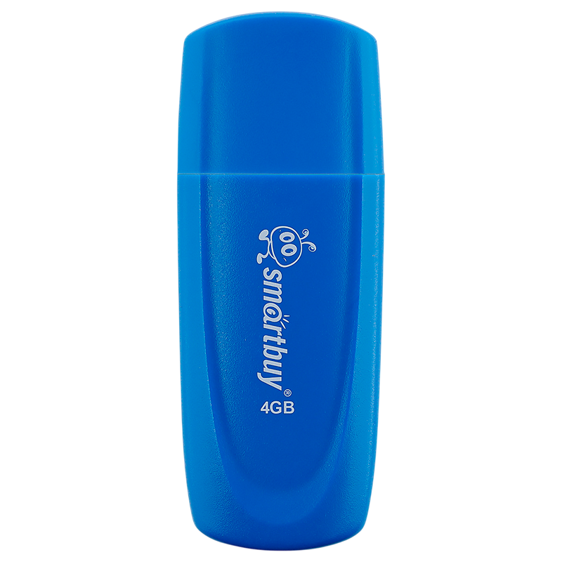 Флеш-накопитель Smartbuy Scout 4GB USB2.0 пластик голубой