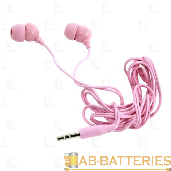 Наушники внутриканальные Smartbuy Color Trend розовый (1/20/320)
