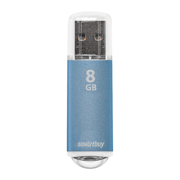 Флеш-накопитель Smartbuy V-Cut 8GB USB2.0 пластик синий