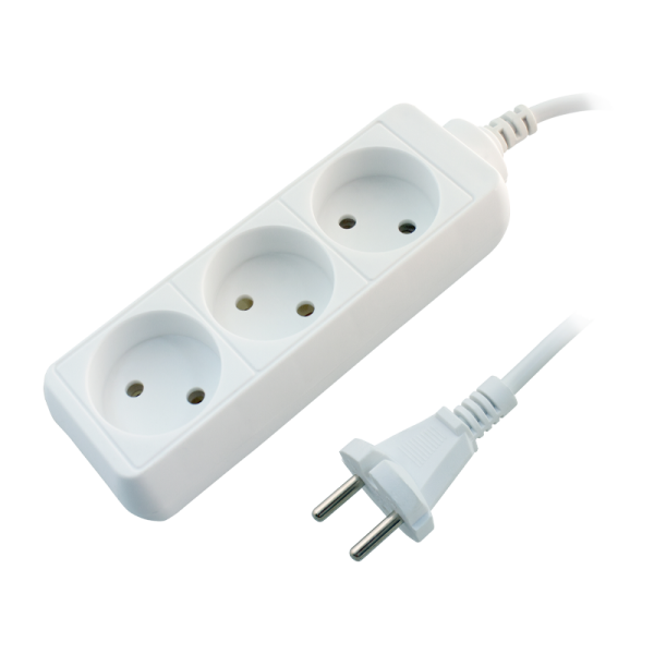 Удлинитель Старт S 3р.Б/З 10A 1.5м IP20 белый (1/20)