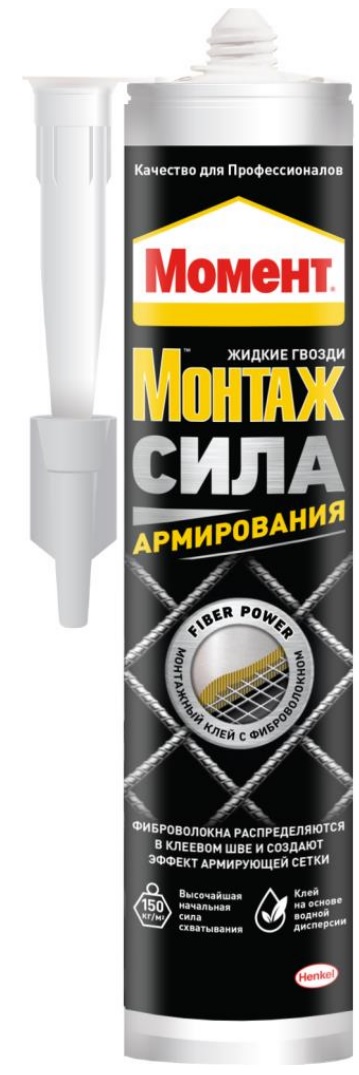 Жидкие гвозди Момент Монтаж 3002144 Сила Базальта 400 г