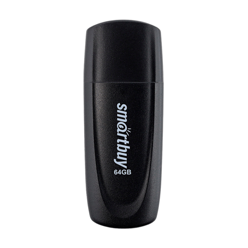 Флеш-накопитель Smartbuy Scout 64GB USB2.0 пластик черный