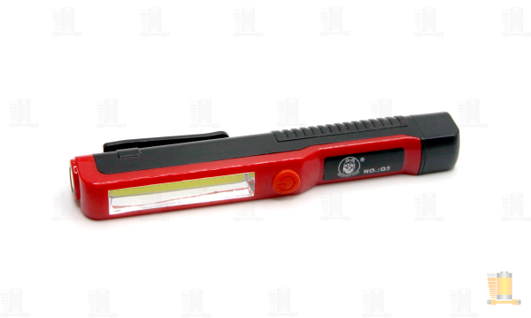 Фонарь универсальный Без бренда Q3 COB от батареек черный