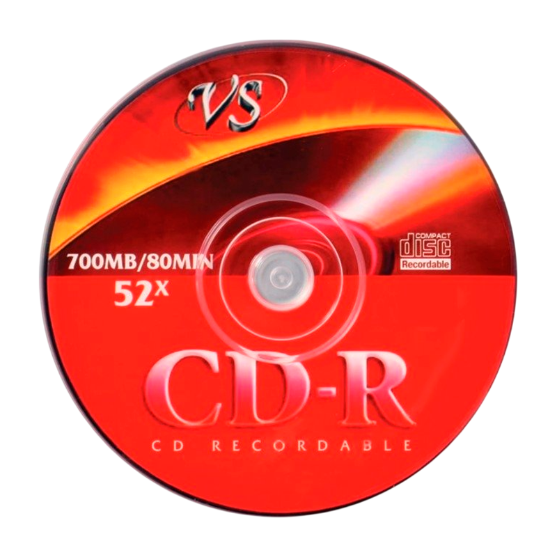 Диск CD-R VS 700MB 52x 50шт. cake box (50/250)