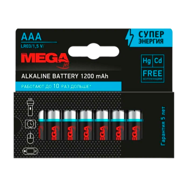 Батарейка Promega LR03 AAA BL40 Alkaline 1.5V (40/400/1600/44800)