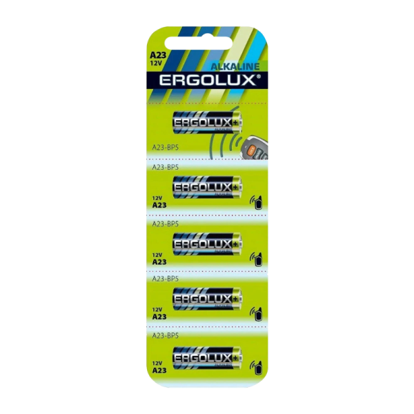 Батарейка Ergolux LR23/A23/MN21 BL5 Alkaline 12V (5/60/480)