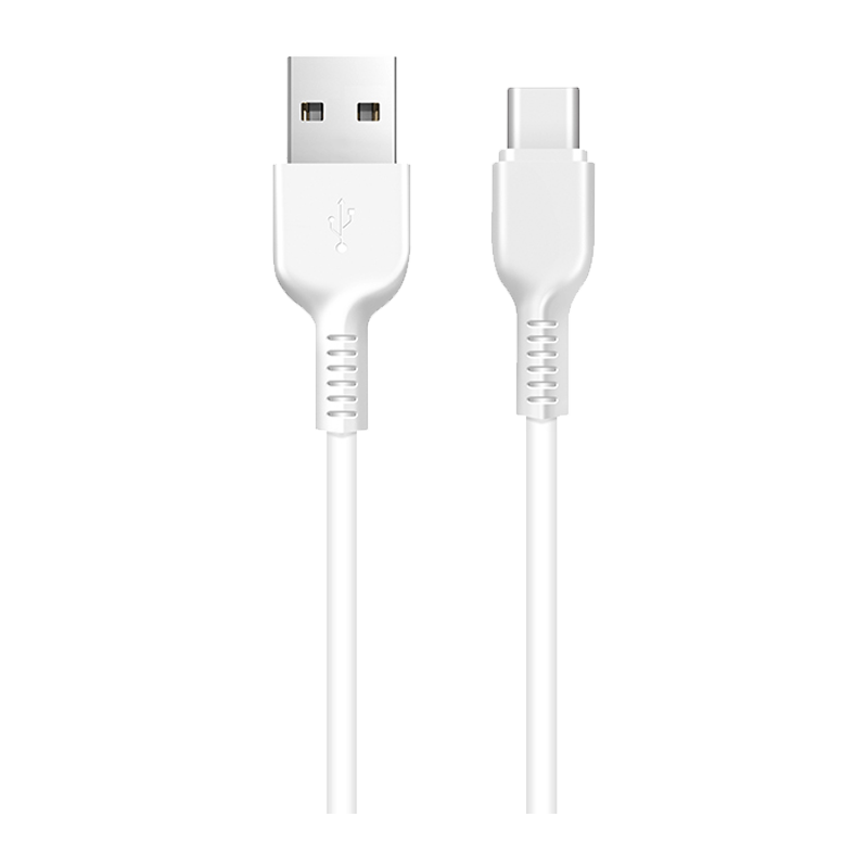 Кабель HOCO X13 USB (m)-Type-C (m) 1.0м 3.0A ПВХ белый (1/36/360)
