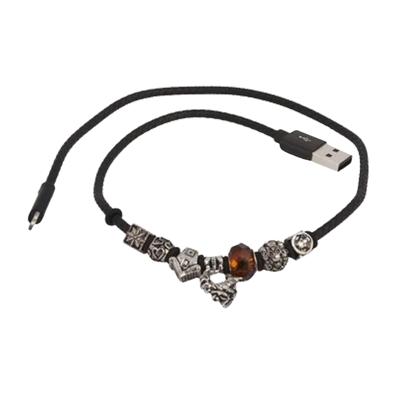 USB кабель REMAX Jewellery (IPhone 5/6/7/SE) RC-058I Чёрный