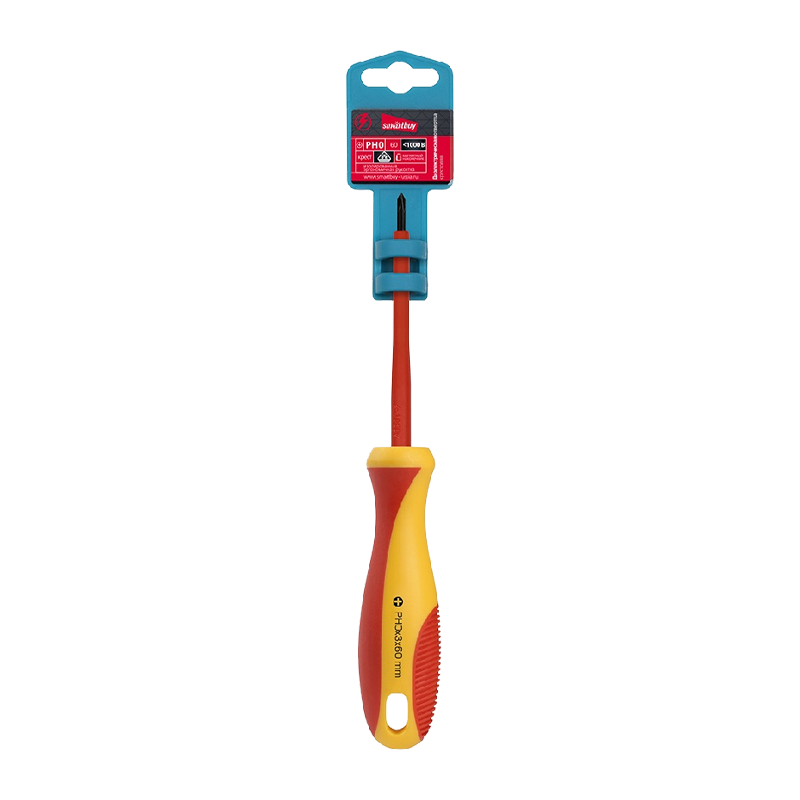 Диэлектрическая отвертка Smartbuy Tools крестовая PH0x60, до1000В,VDE