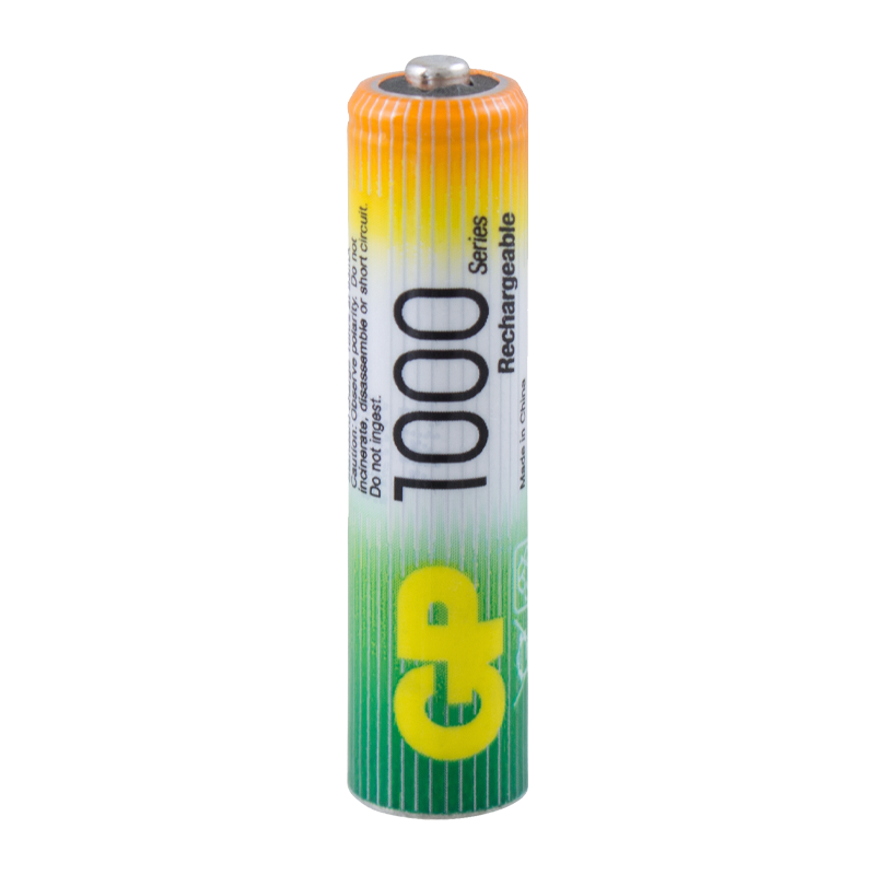 Аккумулятор бытовой GP HR03 AAA BL2 NI-MH 1000mAh в пластиковой упаковке (2/20/200)