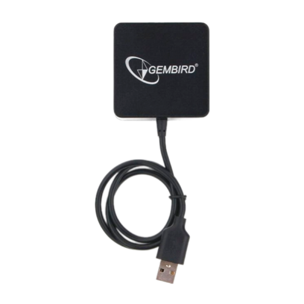 USB-Хаб Gembird UHB-242 4USB USB2.0 черный (1/60)