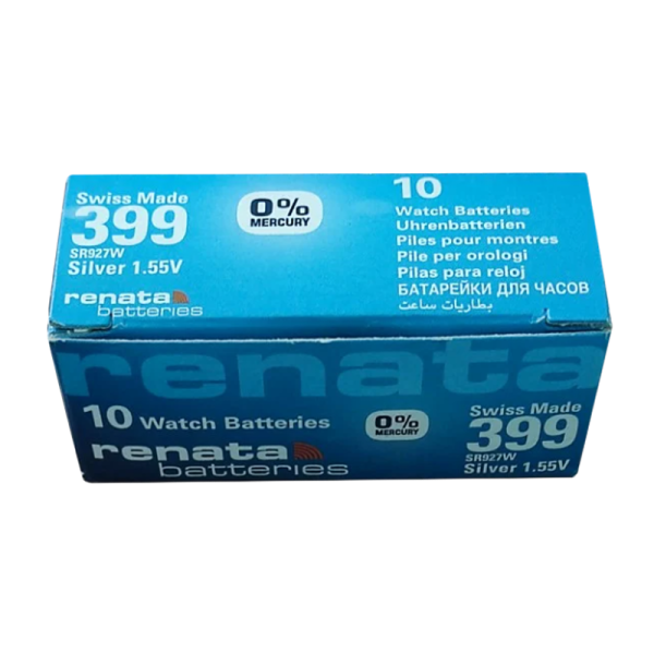 Батарейка Renata 399 (SR927W) Silver Oxide 1.55V (1/10/100)
